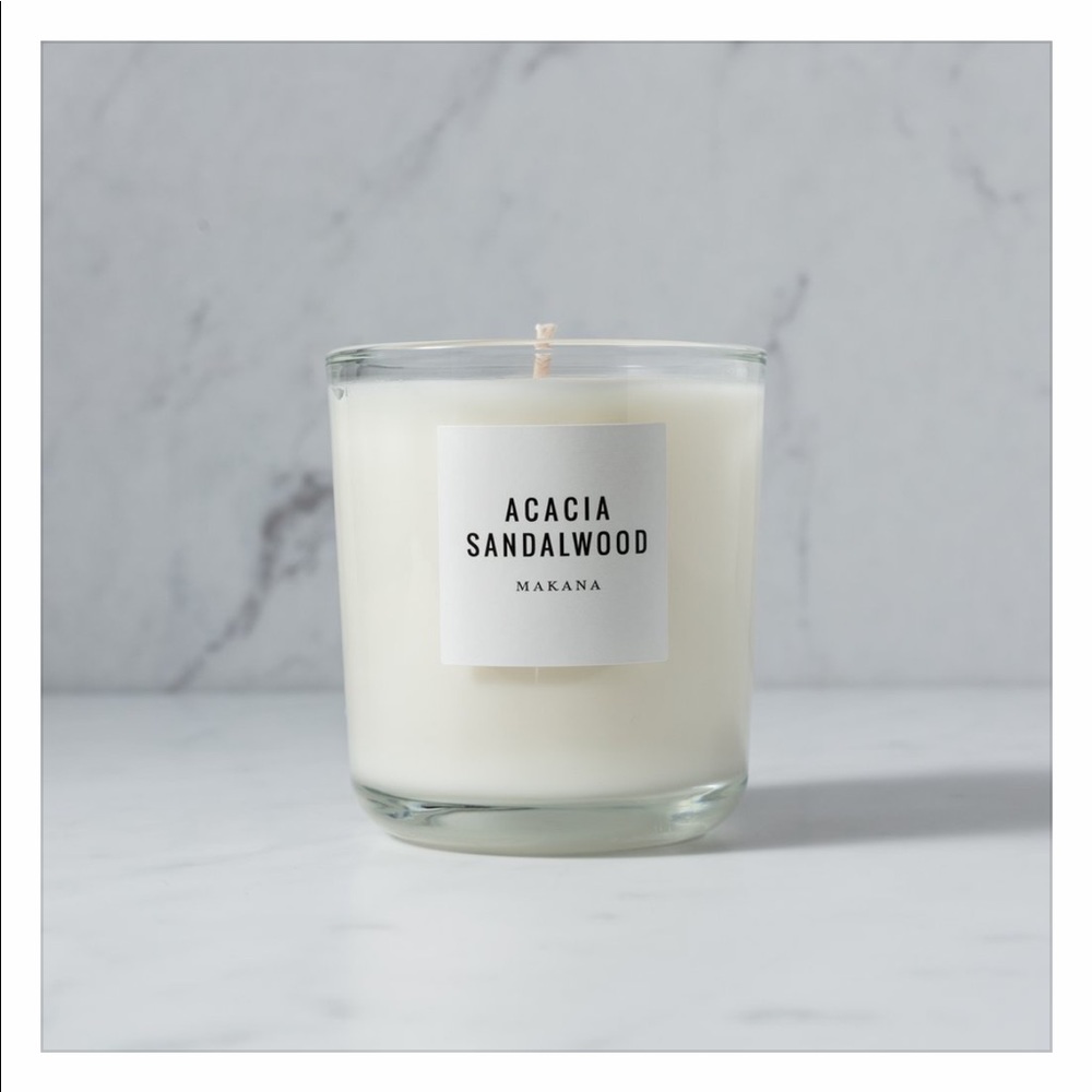 Makana Acacia Sandalwood 100% Soy Wax Candle